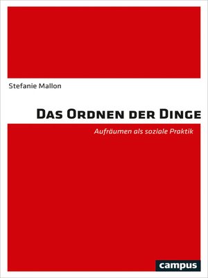 cover image of Das Ordnen der Dinge